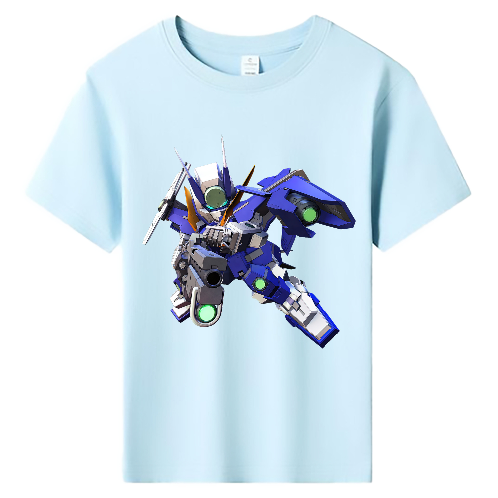 （画像用） 機動戦士ガンダム Mobile Suit Gundam 綿100％キッズTシャツ（フロントプリント）